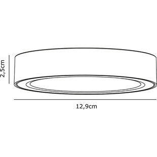 Lampa łazienkowa LED Nordlux Sóller - Biała, Podtynkowa | Sklep