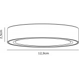 Lampa łazienkowa LED Nordlux Sóller - Biała, Podtynkowa | Sklep
