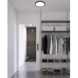 Plafon łazienkowy LED Nordlux Liva RGB | Czarny 36cm