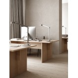 Lampa biurkowa Nobu LED szara - Design For The People