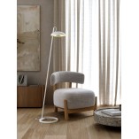 Lampa podłogowa skandynawska Versale biała | Design For The People