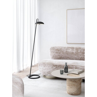 Lampa podłogowa Versale czarna | Design For The People