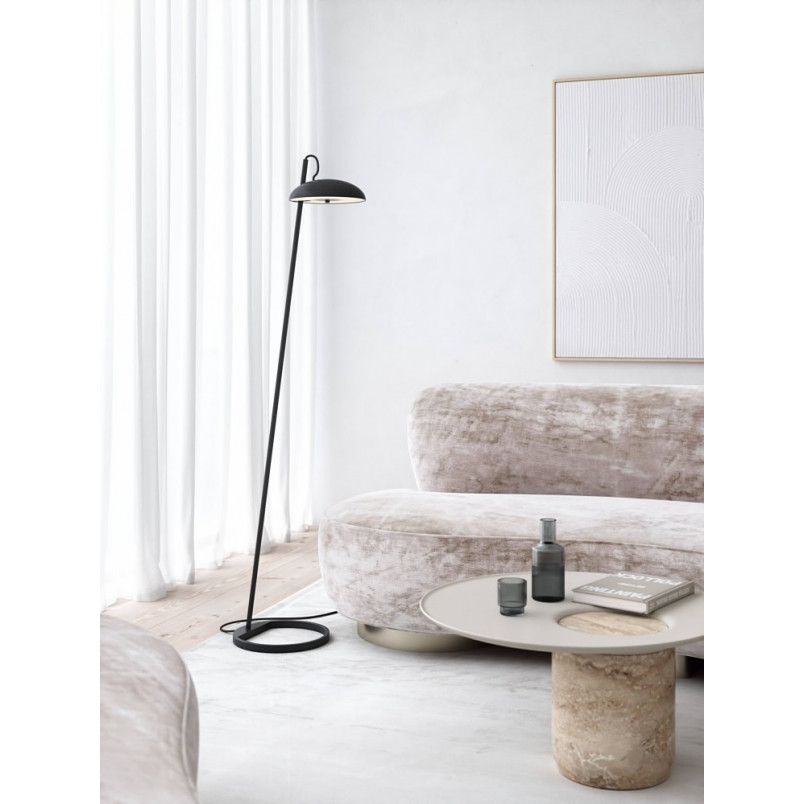 Lampa podłogowa Versale czarna | Design For The People