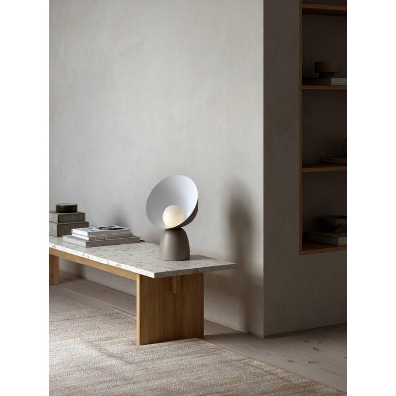 Lampa stołowa skandynawska Hello brązowa | Design For The People