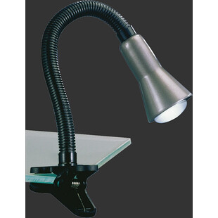 Lampa biurkowa z klipsem Flexo Aluminium/Czarna marki Trio