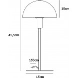 Lampa stołowa skandynawska Ellen beżowa Nordlux | Kup teraz