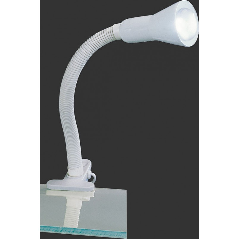 Lampa biurkowa Trio Flexo biała - Nowoczesny design