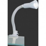 Lampa biurkowa Trio Flexo biała - Nowoczesny design