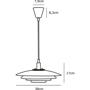 Lampa wisząca miedziana Bretagne Nordlux | Skandynawski Design