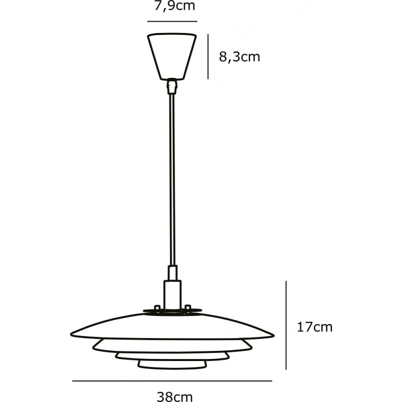 Lampa wisząca Bretagne szara Nordlux | Skandynawski design