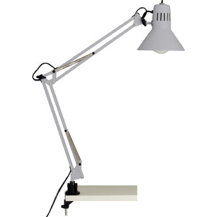 Lampa biurkowa z uchwytem Hobby Tytanowa marki Brilliant