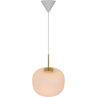 Lampa wisząca Milford mosiądz/opal | Nordlux - Sklep z lampami