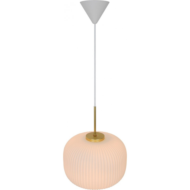 Lampa wisząca Milford mosiądz/opal | Nordlux - Sklep z lampami