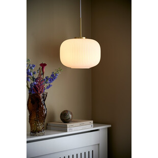 Lampa wisząca Milford mosiądz/opal | Nordlux - Sklep z lampami