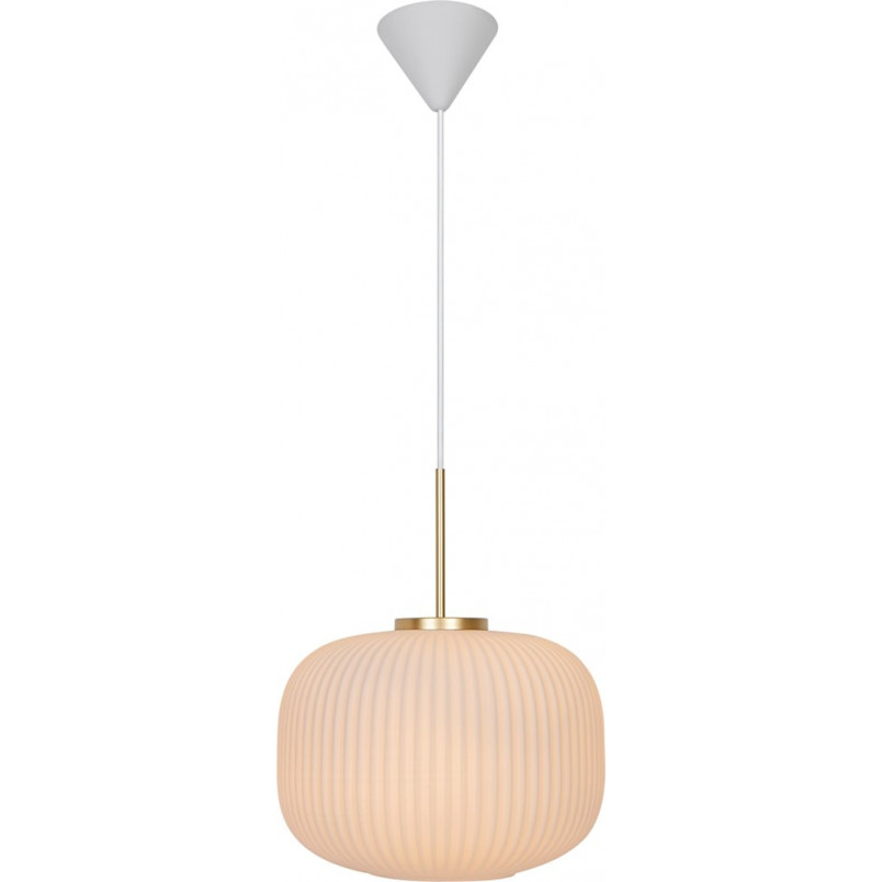 Lampa wisząca Milford mosiądz/opal | Nordlux - Sklep z lampami