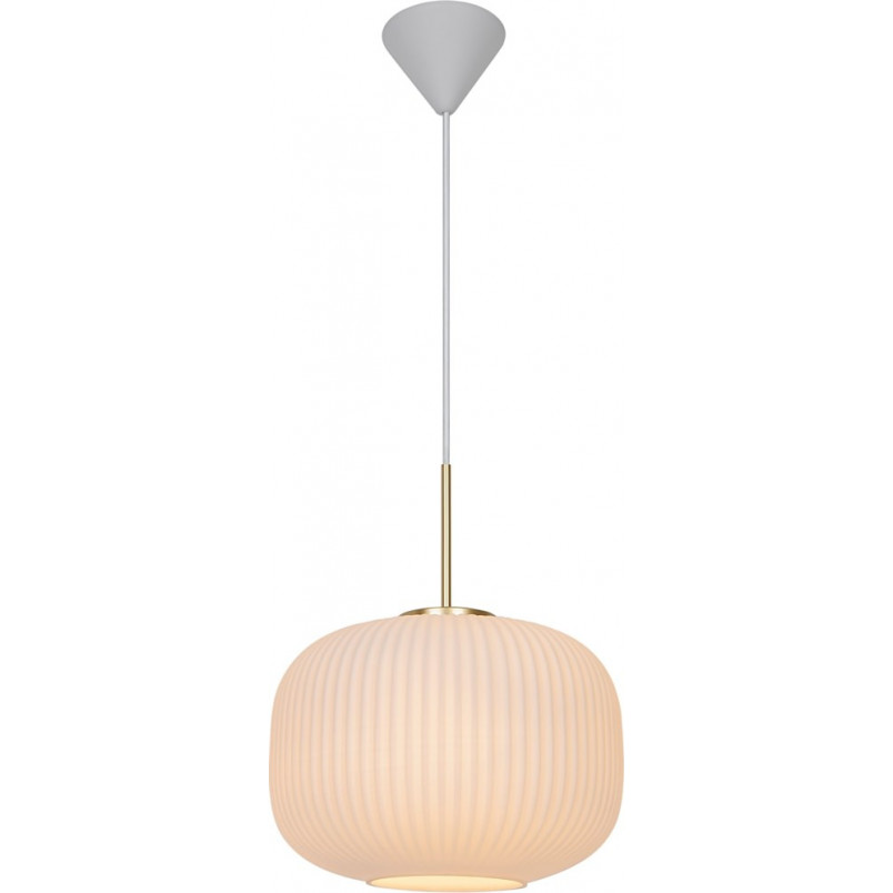 Lampa wisząca Milford mosiądz/opal | Nordlux - Sklep z lampami