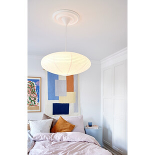 Lampa wisząca Villo Nordlux - Japandi, biały papier ryżowy