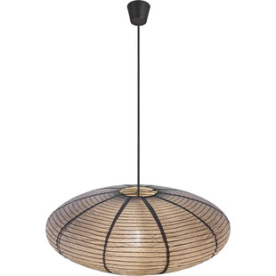 Lampa wisząca Japandi Villo Nordlux | Szary papier ryżowy