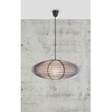 Lampa wisząca Japandi Villo Nordlux | Szary papier ryżowy