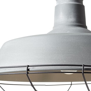 Lampa Wisząca Industrialna Rope | Szara, Betonowa - Brilliant