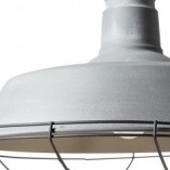 Lampa Wisząca Industrialna Rope | Szara, Betonowa - Brilliant