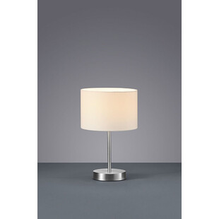 Lampa stołowa Hotel biała Trio | Nocna, elegancki design