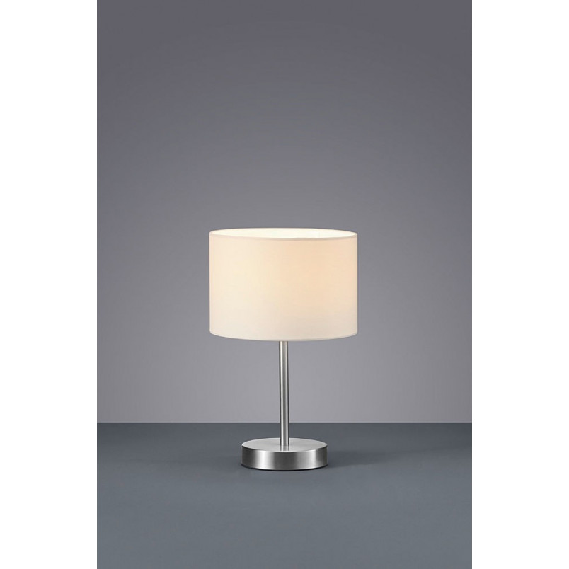 Lampa stołowa Hotel biała Trio | Nocna, elegancki design