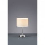 Lampa stołowa Hotel biała Trio | Nocna, elegancki design