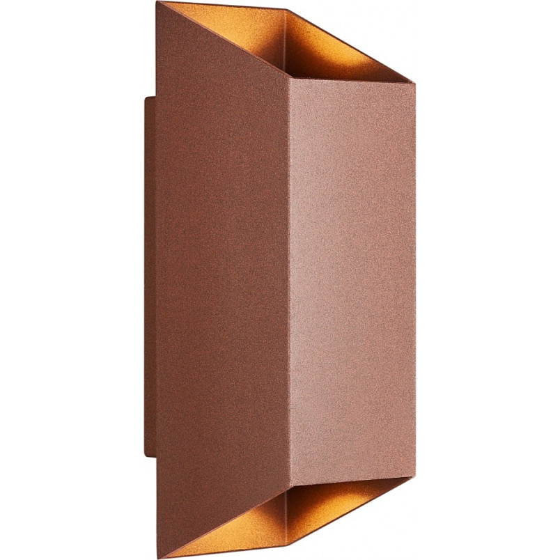 Kinkiet elewacyjny Nico Square 22 rdzawy - Nordlux | Sklep z lampami