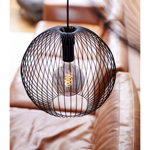 Lampa wisząca Beroni czarna - Loftowa klatka metalowa | Nordlux