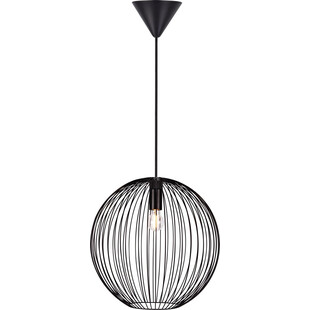 Lampa wisząca Beroni czarna - Loftowa klatka metalowa | Nordlux