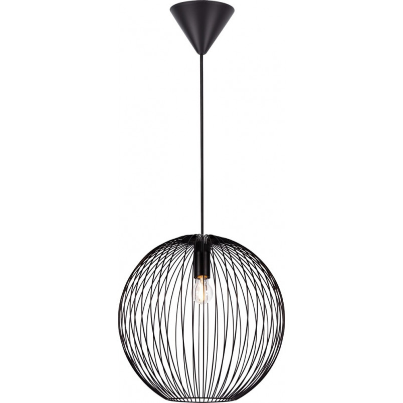 Lampa wisząca Beroni czarna - Loftowa klatka metalowa | Nordlux