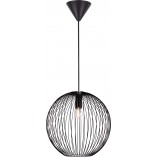 Lampa wisząca Beroni czarna - Loftowa klatka metalowa | Nordlux
