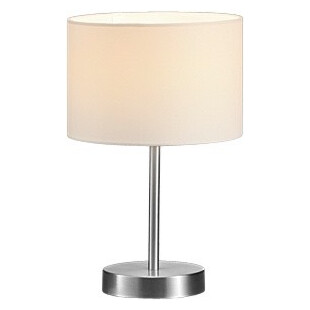 Lampa stołowa Hotel biała Trio | Nocna, elegancki design