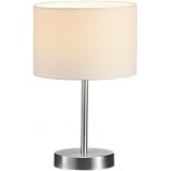 Lampa stołowa Hotel biała Trio | Nocna, elegancki design