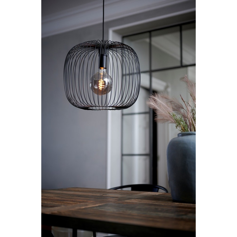 Lampa wisząca czarna Beroni Nordlux | Loftowa lampa E27