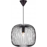 Lampa wisząca czarna Beroni Nordlux | Loftowa lampa E27