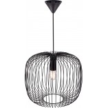 Lampa wisząca czarna Beroni Nordlux | Loftowa lampa E27
