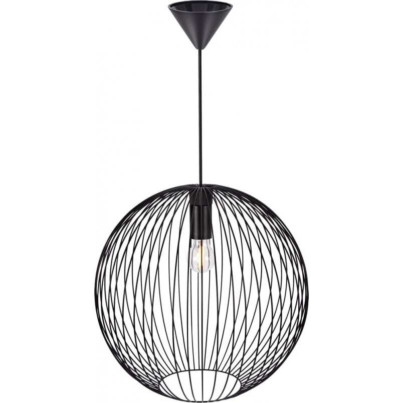 Lampa wisząca Beroni czarna - Nordlux | Loftowa kula 45cm
