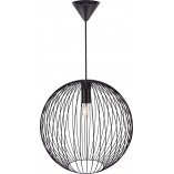 Lampa wisząca Beroni czarna - Nordlux | Loftowa kula 45cm