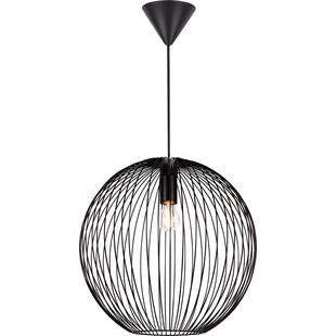 Lampa wisząca Beroni czarna - Nordlux | Loftowa kula 45cm