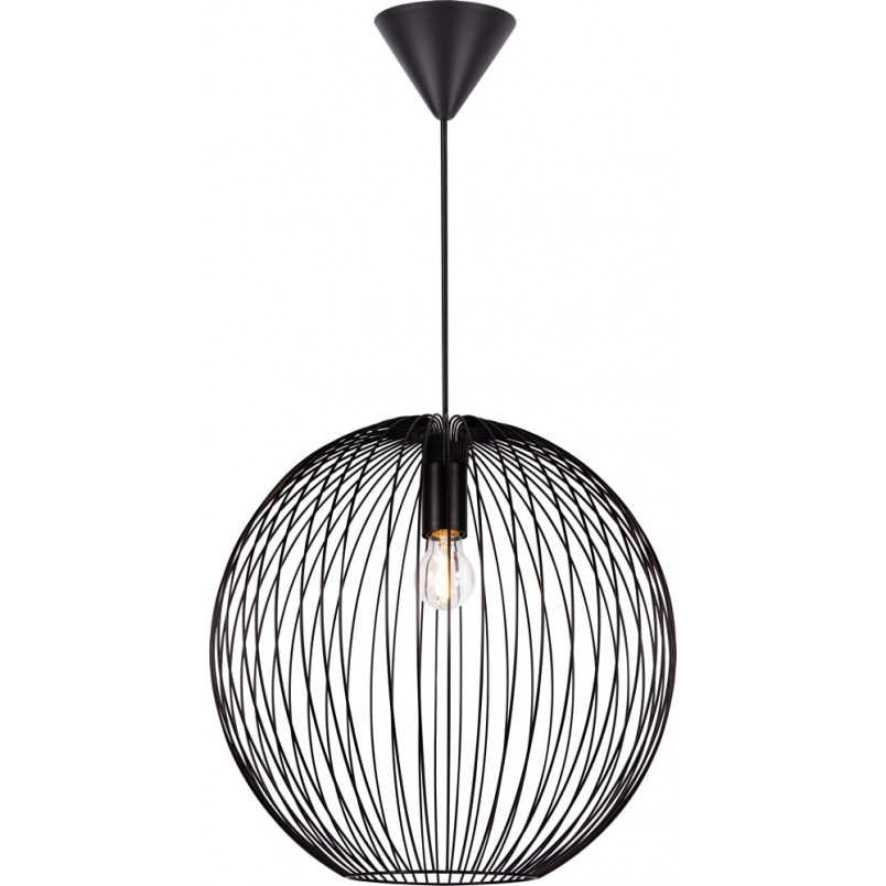 Lampa wisząca Beroni czarna - Nordlux | Loftowa kula 45cm