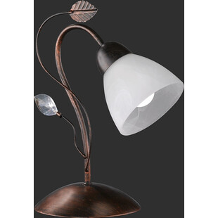 Lampa stołowa antyczna Traditio - Trio | Biały / Antyczny