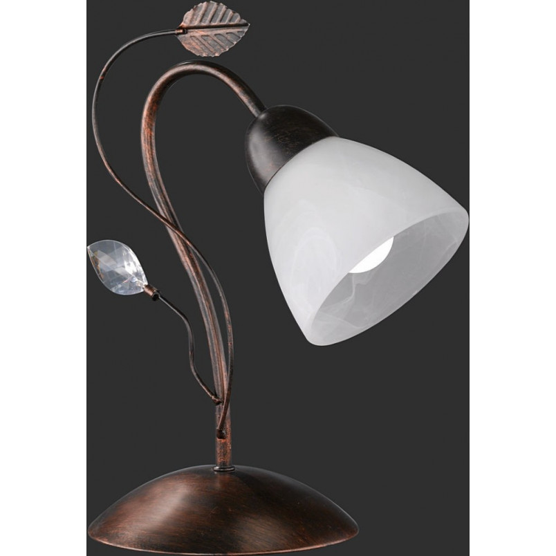 Lampa stołowa antyczna Traditio - Trio | Biały / Antyczny