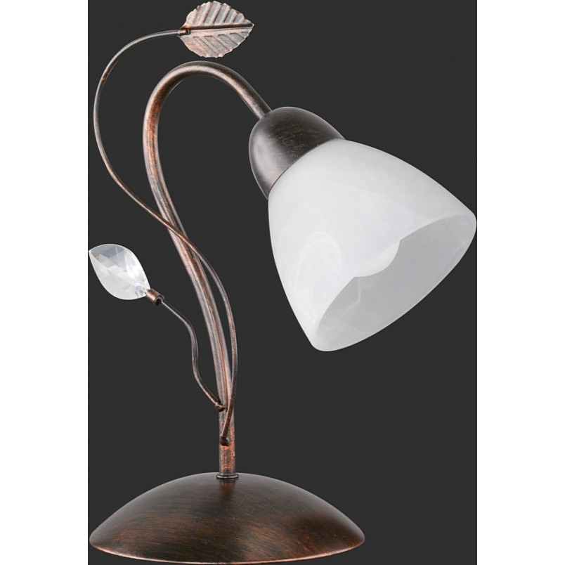 Lampa stołowa antyczna Traditio - Trio | Biały / Antyczny