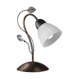 Lampa stołowa antyczna Traditio - Trio | Biały / Antyczny