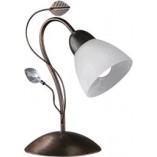 Lampa stołowa antyczna Traditio - Trio | Biały / Antyczny