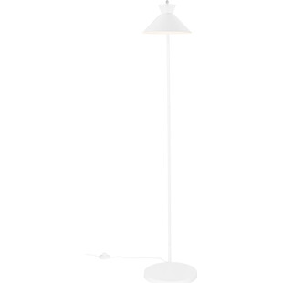 Lampa łukowa Dial biała do salonu, sypialni czy gabinetu