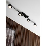 Reflektor sufitowy LED Clyde czarny Nordlux | Nowoczesne oświetlenie