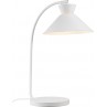Lampy na biurko | Lampa biurkowa skandynawska Dial biała Nordlux